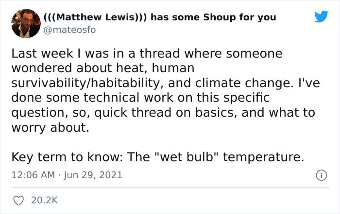 Abnormal Heatwaves And The Wet Bulb Effect Are Causing Specialists To Speak Up About How Hazardous Such Extremes Can Be To Humans