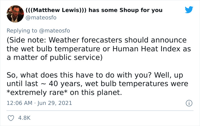 Abnormal Heatwaves And The Wet Bulb Effect Are Causing Specialists To Speak Up About How Hazardous Such Extremes Can Be To Humans