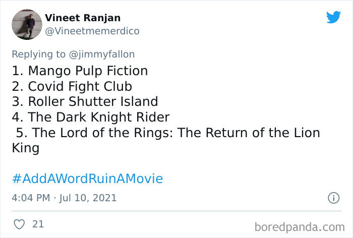 Add A Word Ruin A Movie
