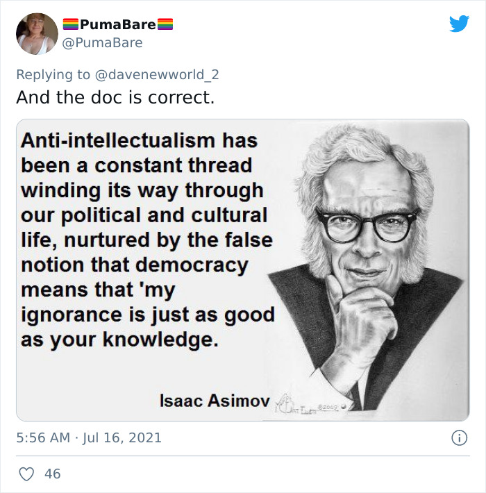 Doctor Is Going Viral For Shutting Down Anti-Vaxxers Who Claim Their Opinion Is Just As Valid As His Doctor Is Going Viral For Shutting Down Anti-Vaxxers Who Claim Their Opinion Is Just As Valid As His