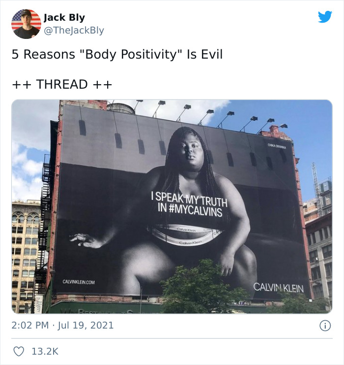 "5 Reasons 'Body Positivity' Is Evil" - Guy Starts A Discussion About The Toxicity Of The Body Positivity Movement