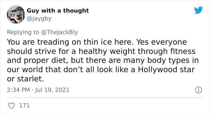 "5 Reasons 'Body Positivity' Is Evil" - Guy Starts A Discussion About The Toxicity Of The Body Positivity Movement