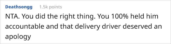 Mom Forces Son To Apologize For Racist Joke To Chinese Delivery Guy Who Already Had It Rough, Dad Doesn’t Like The Punishment Mom Forces Son To Apologize For Racist Joke To Chinese Delivery Guy Who Already Had It Rough, Dad Doesn’t Like The Punishment