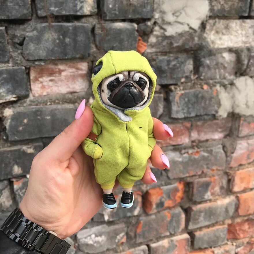 Russian Artist Makes Clay Dolls That Are Cute And Fashionable