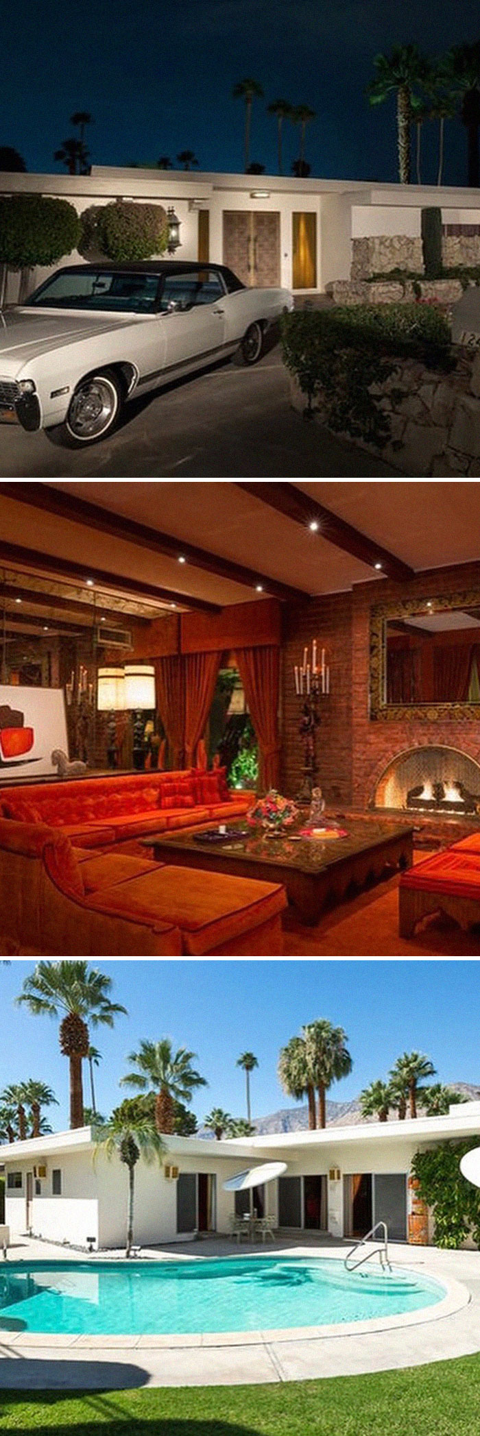 1969 Mansion! Getting “Once Upon A Time In Hollywood” Vibes. 1240 S Manzanita Ave., Palm Springs, California