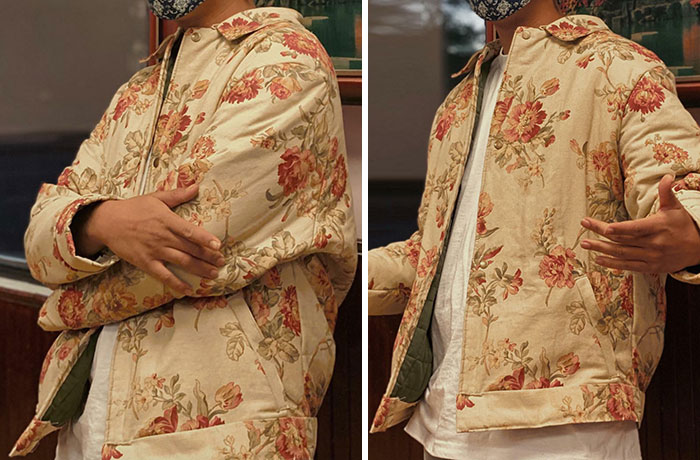 Upcycled From A Curtain And Blanket I Found At Goodwill! Copied The Pattern Off My Dickies Work Jacket