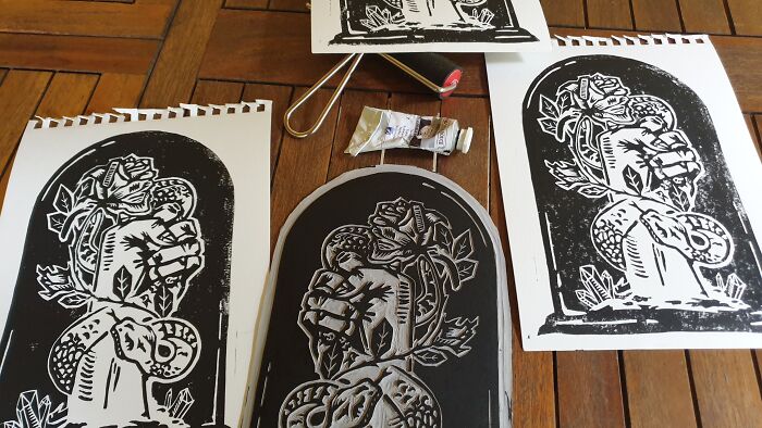 I Do Linocuts