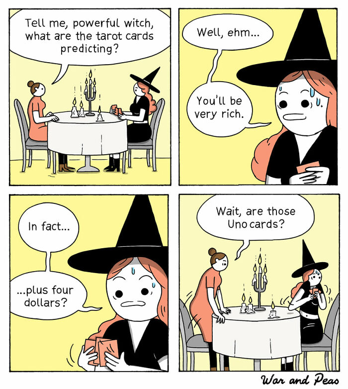 Dark But Funny Comics By War And Peas