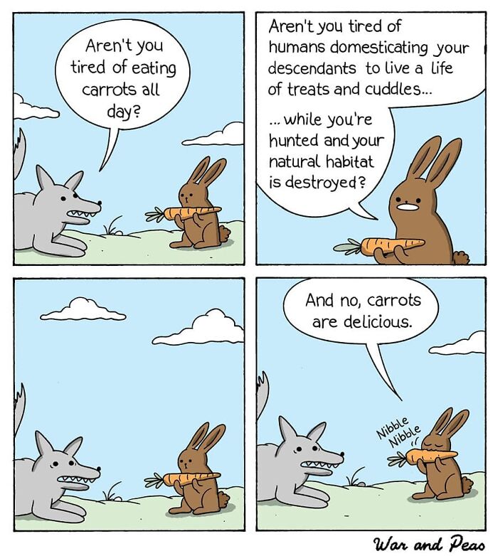 Dark But Funny Comics By War And Peas