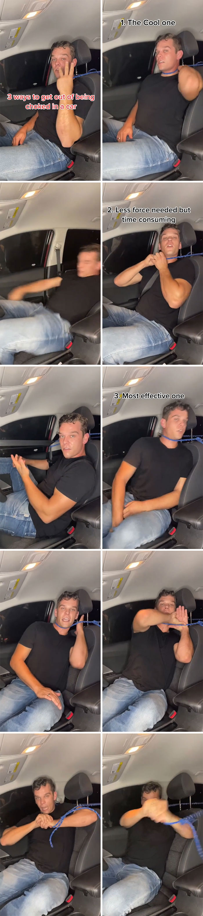 Ways To Get Out Of Being Choked In A Car