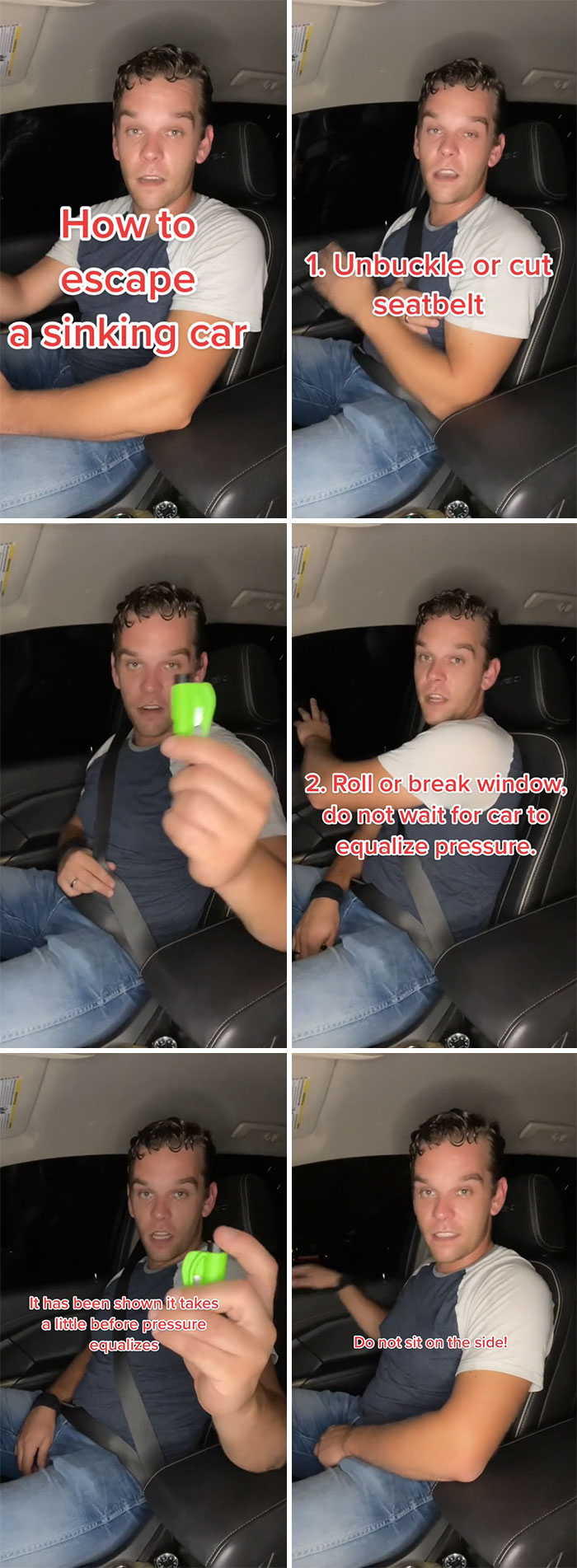 How To Escape A Sinking Car