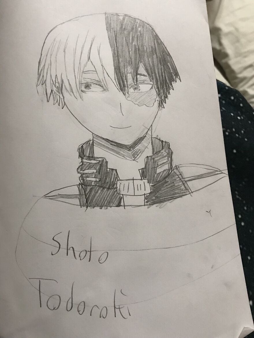 My 11 1/2 My Hero Academia Pencil Drawings