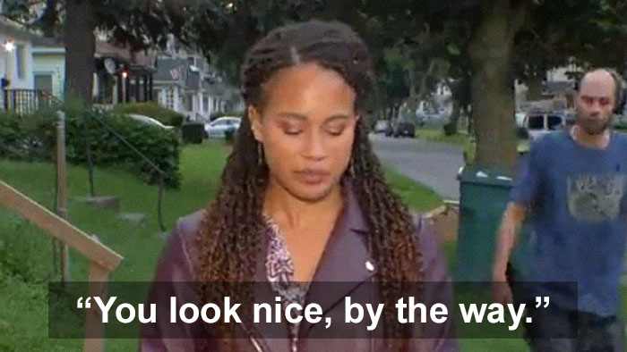 Female Reporter Keeps Her Cool Despite Receiving Disgusting Comments From A Man Right Before Going On Air, Takes The Footage To Twitter