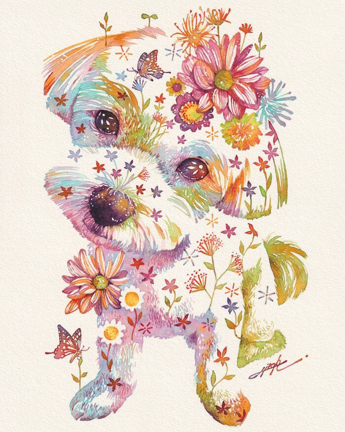 Watercolor-Art-Animals-Hiroki-Takeda