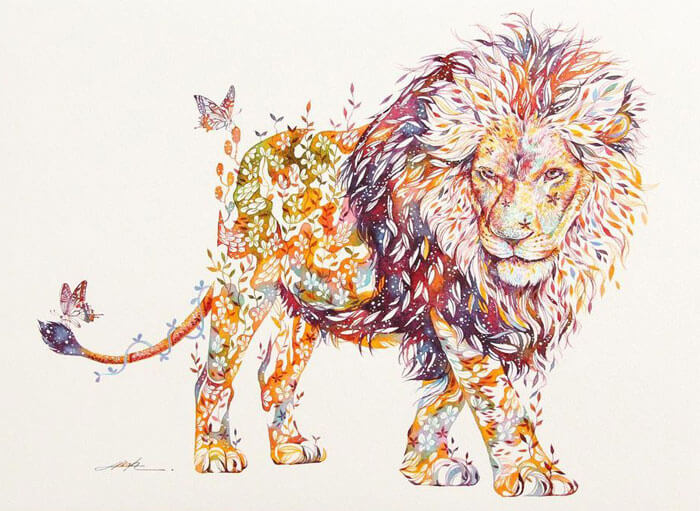 Watercolor-Art-Animals-Hiroki-Takeda