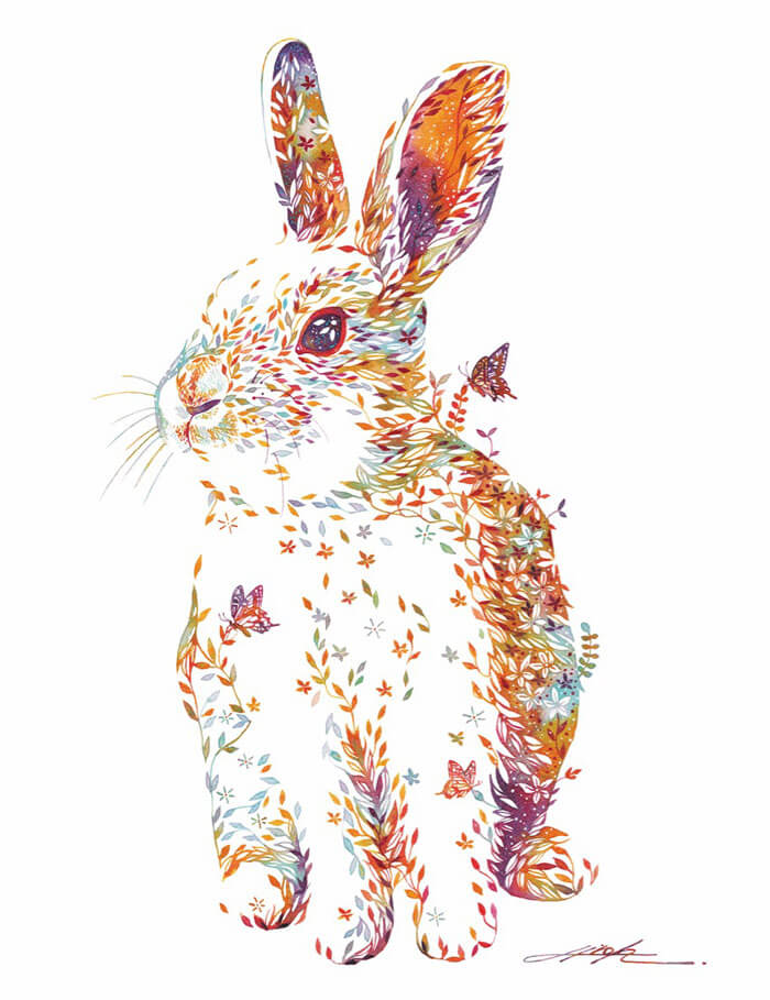 Watercolor-Art-Animals-Hiroki-Takeda