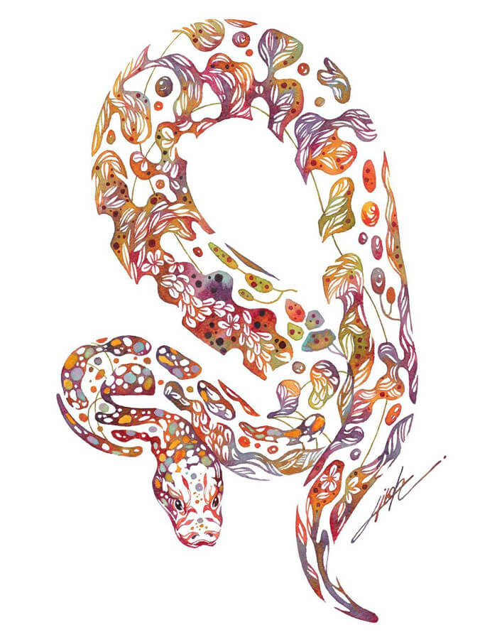 Watercolor-Art-Animals-Hiroki-Takeda