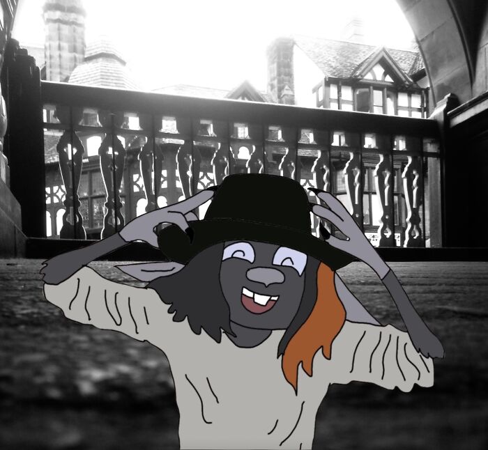 I Draw Myself As My Favourite Animal A Mouse Cos Im Rubbish At Drawing People 😅🐭