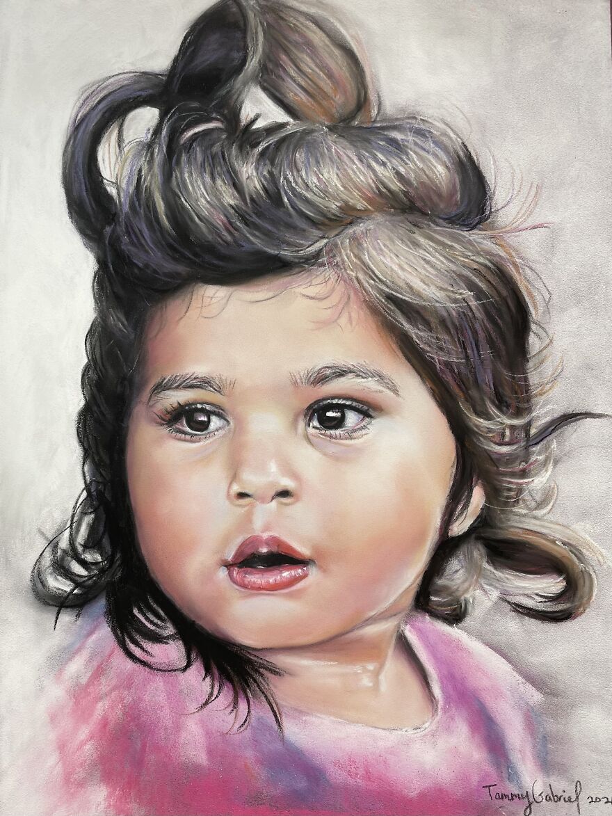 I Create Emotive Pastel Portraits