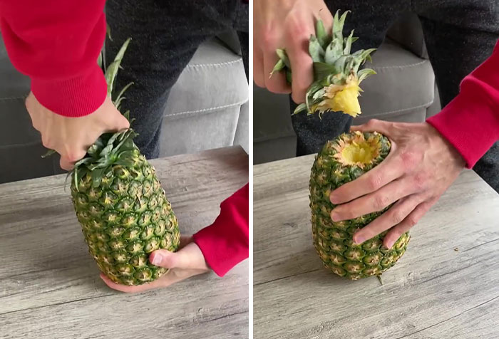 32+ Million People Can’t Stop Watching This Video Of How To ‘Correctly’ Eat Pineapples 32+ Million People Can’t Stop Watching This Video Of How To ‘Correctly’ Eat Pineapples