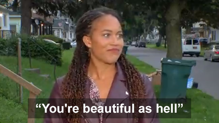 Female Reporter Keeps Her Cool Despite Receiving Disgusting Comments From A Man Right Before Going On Air, Takes The Footage To Twitter