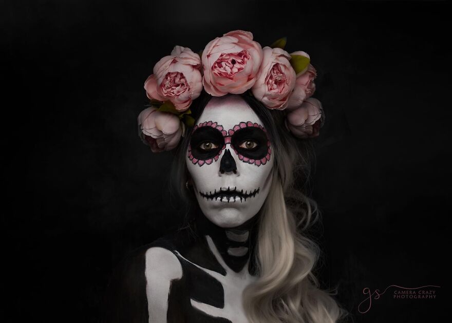 I Did Self-Portraits Of Myself In Makeup