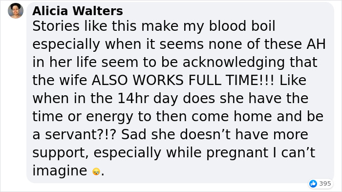 Family Blames Pregnant Mom With A 12-Hour Job For Not Doing Her ‘Wife Duties,’ Drama Ensues