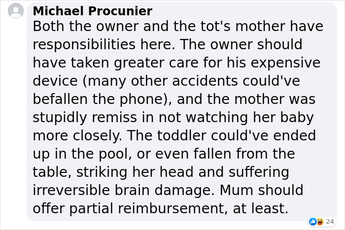 Guy Gets Mad When Friend Refuses To Buy Him A New Phone After Her Toddler Destroys His, Sparks A Debate Between Parents Online Guy Gets Mad When Friend Refuses To Buy Him A New Phone After Her Toddler Destroys His, Sparks A Debate Between Parents Online