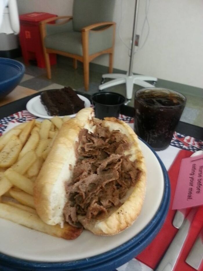 Coworker Had A Surgical Procedure Relating To Diverticulosis. This Was His Hospital Food A Couple Days Post-Recovery. American Healthcare