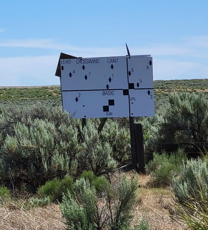 Some Kind Of Targeting Calibrator? Directly Across The Road From Gowen Air Base In Boise