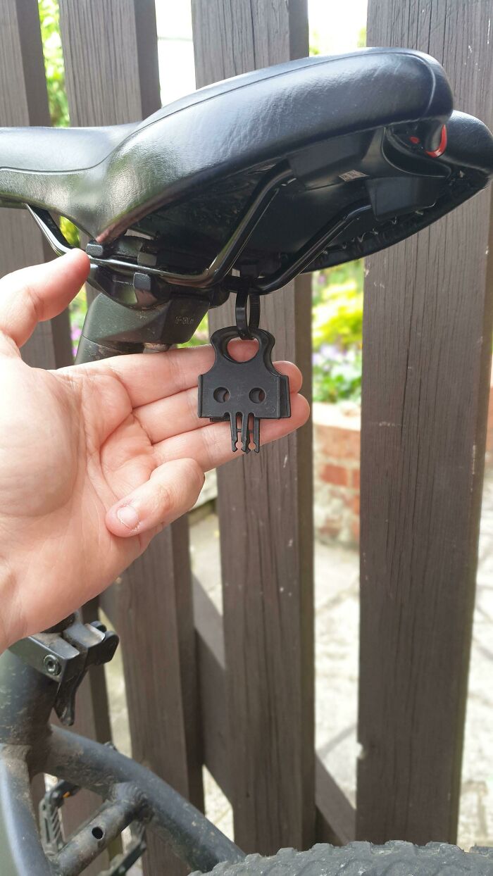 Witt? Zip Tied To The Underneath Of My Mountainbike Seat. Flimsy Plastic And There Are 2 Of Them
