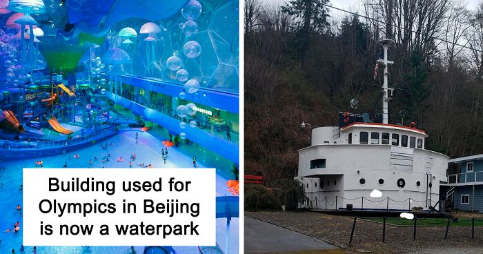 35 Buildings That Got Repurposed For Something Their Architects Probably Didn’t Even Dream Of (New Pics)