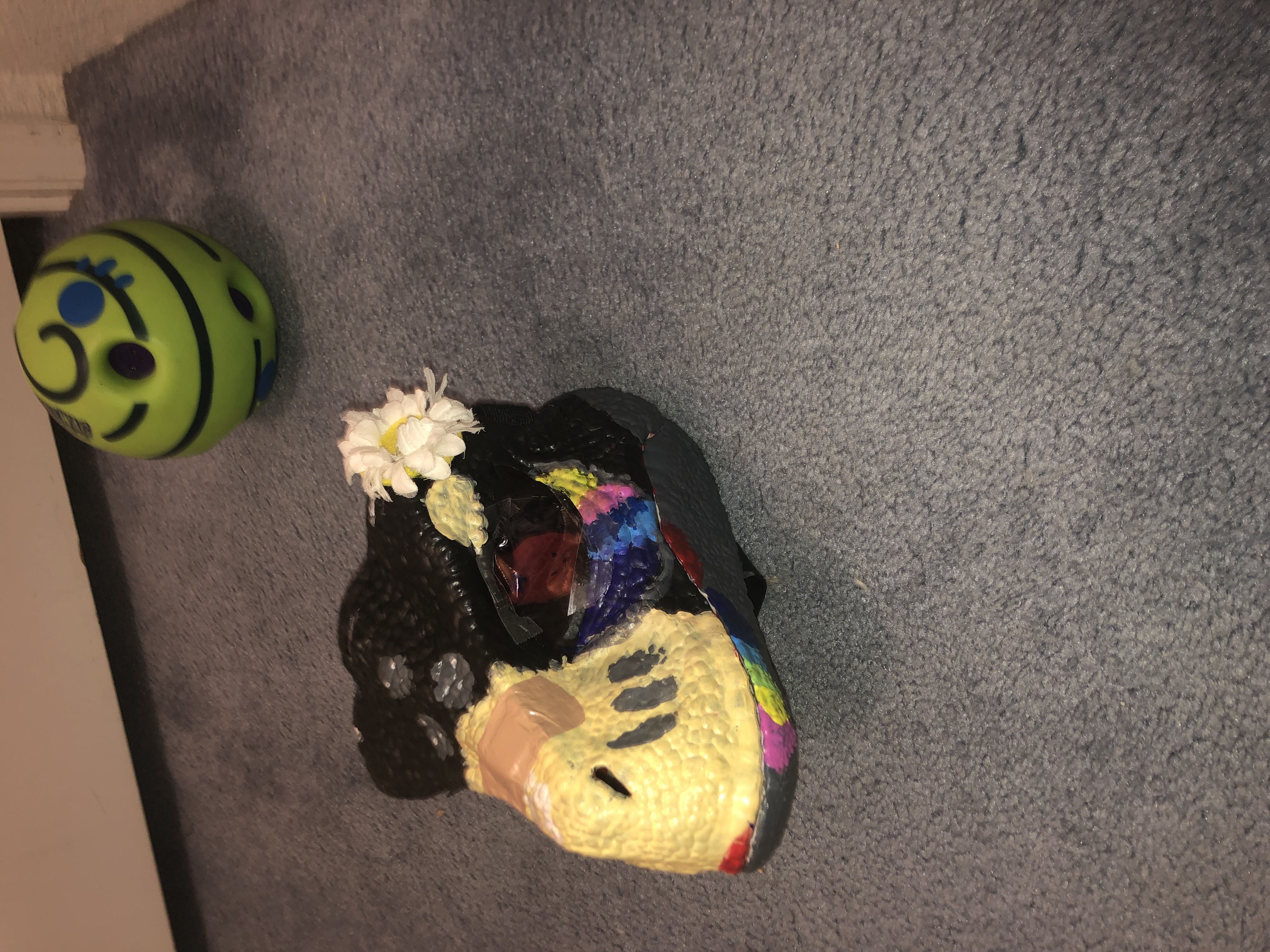 Hey Y’all! I Challenge You To Paint On A Dino Mask, (Past One Future Or Present.) Or Draw A Picture Of One.