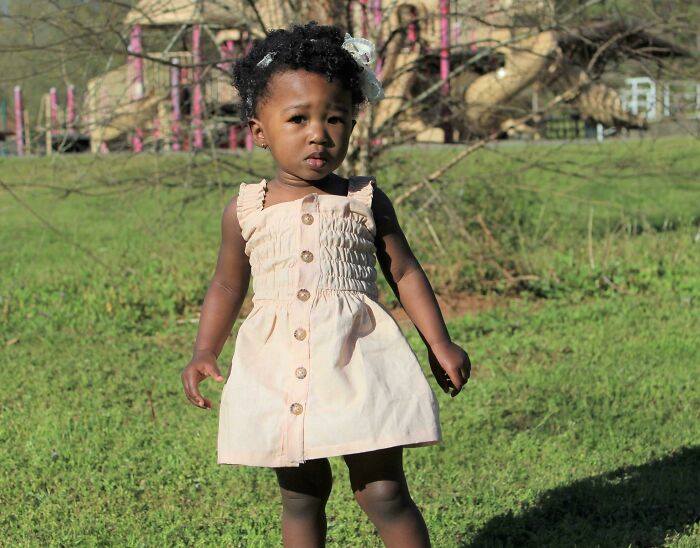 Made My First Shirred Dress For My Little Girl (Self-Drafted)