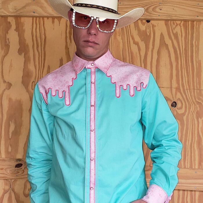 My Ice Cream Inspired Western Shirt. Made From Kwik Sew Pattern K3506