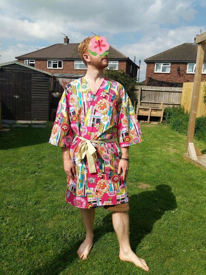 My Husband Wanted A "B*chin, Flowery Dressing Gown To Take Care Of Baby During The Night" (Who Is Due Soon) I Think I Delivered!
