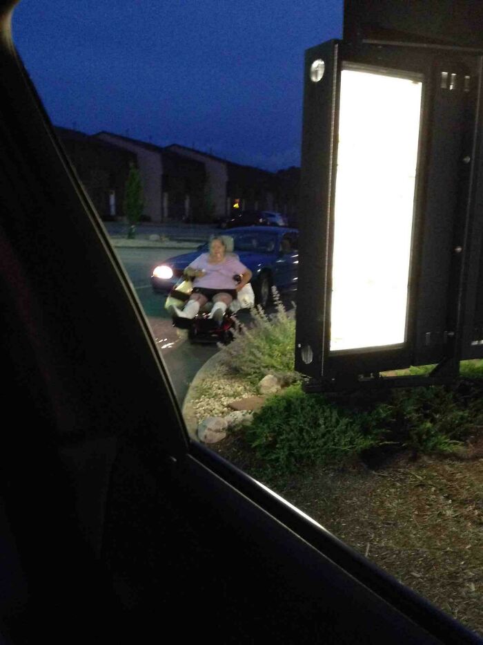 Behind Us In Mcdonalds Drive Thru