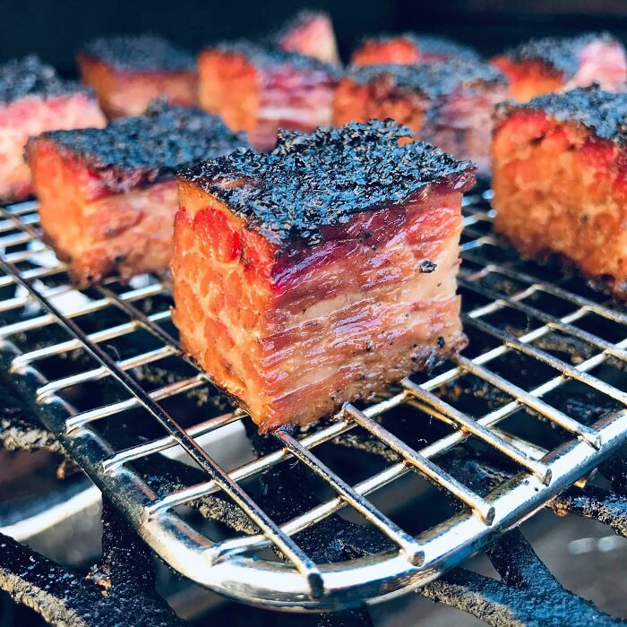 Homemade Hickory Smoked Wagyu Brisket Burnt Ends