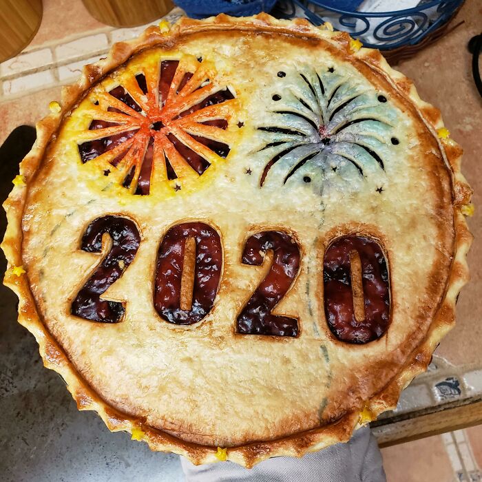 Homemade New Years Pie