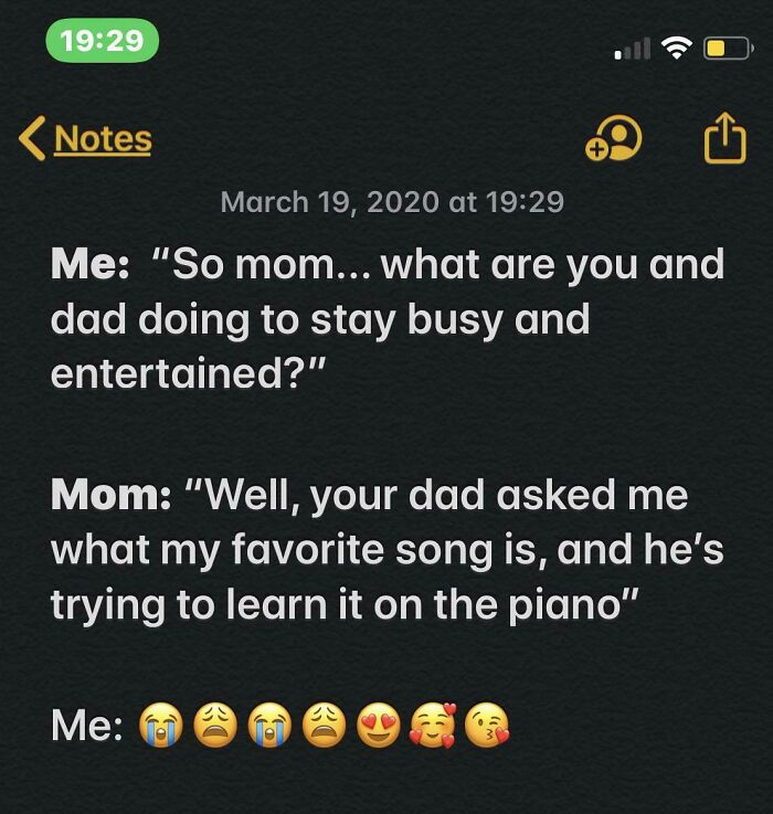 My Dad, The Epitome Of "Romantic" In Any Situation