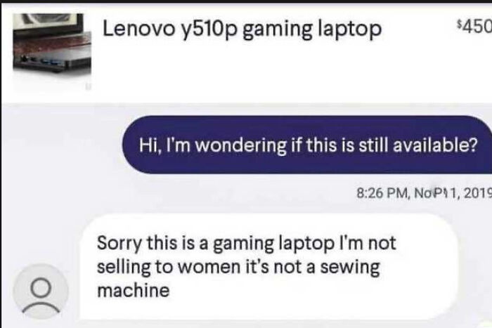 This Is Some 19th Century Sexism