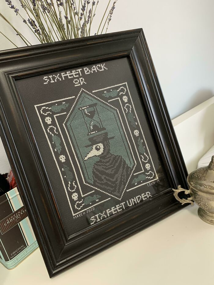 I Did The Plague Doctor Pattern, But With My Own Flair