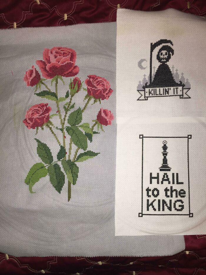 Since The Other 30 Year Old Dudes Are Representing, I Figured It’s My Turn. I’m A 35 M And I Stitch. Here Is Some Of My Work