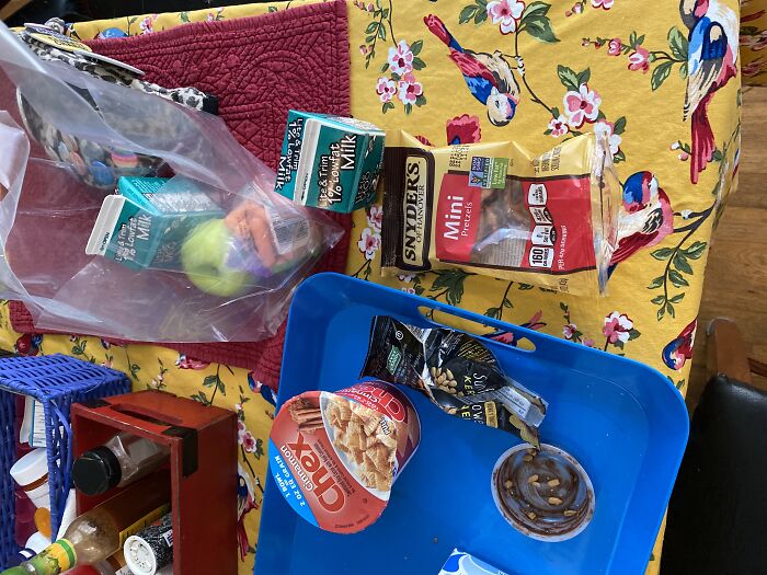 My Local Lunch In The Park. Step One: Take Random Packaged Foods. Step Two: Done!