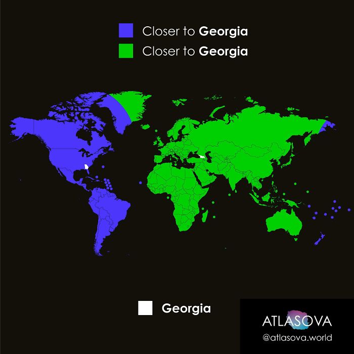 Are You Closer To Georgia, Or To Georgia?