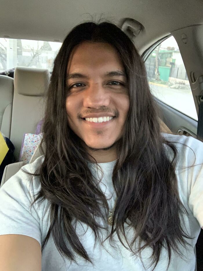 2.5 Years! Had It In A Bun All Day So Its Still Somewhat Damp