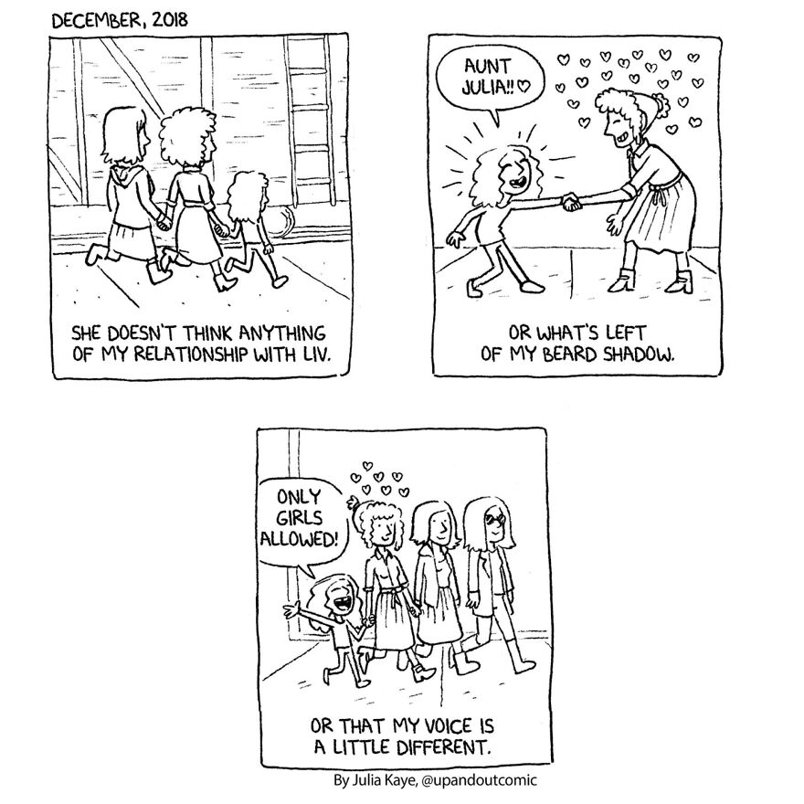 Cartoonist Illustrates Her Gender Transition So That People “Know They're Not Alone” (New Pics)