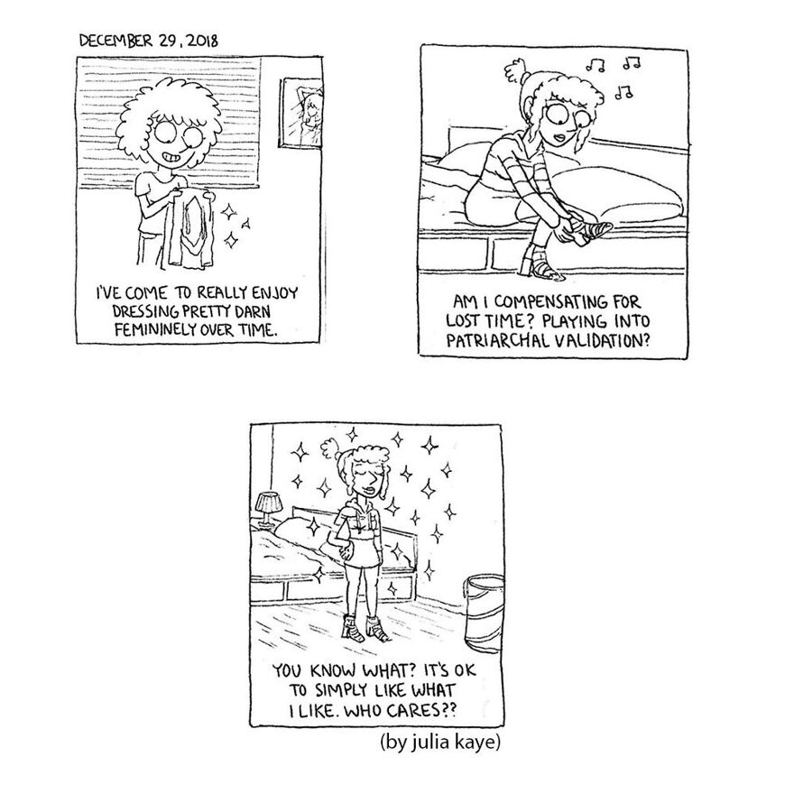 Cartoonist Illustrates Her Gender Transition So That People “Know They're Not Alone” (New Pics)