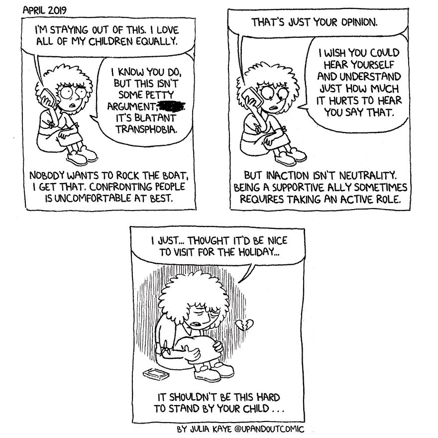 Cartoonist Illustrates Her Gender Transition So That People “Know They're Not Alone” (New Pics)