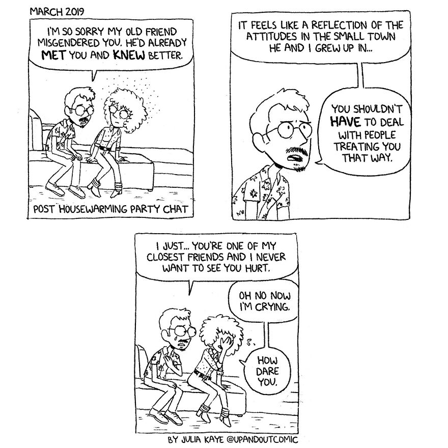 Cartoonist Illustrates Her Gender Transition So That People “Know They're Not Alone” (New Pics)